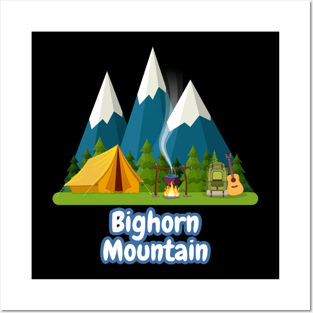 Bighorn Mountain Wall Art by Canada Cities